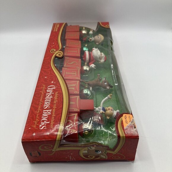 Rudolph the Red-Nosed Reindeer Christmas Blocks Santa Hermey 2010 - Picture 6 of 8